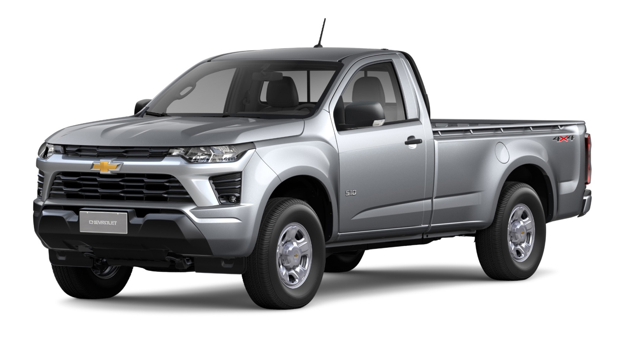 Chevrolet S10 cabine simples cor prata shark